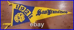 Rare 1921 32 SAN FRANCISCO CALIFORNIA Hand Sewn Original Felt Pennant Rare 1921 32 SAN FRANCISCO CALIFORNIA Hand Sewn Original Felt Pennant