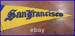 Rare 1921 32 SAN FRANCISCO CALIFORNIA Hand Sewn Original Felt Pennant