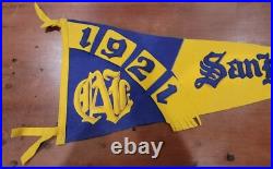Rare 1921 32 SAN FRANCISCO CALIFORNIA Hand Sewn Original Felt Pennant