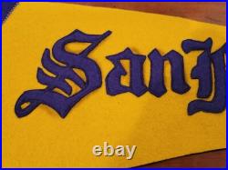 Rare 1921 32 SAN FRANCISCO CALIFORNIA Hand Sewn Original Felt Pennant