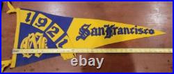 Rare 1921 32 SAN FRANCISCO CALIFORNIA Hand Sewn Original Felt Pennant
