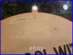 Rare 1930s Antique ACME Beer Cardboard Fan Beer Sign San Francisco, California