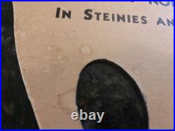 Rare 1930s Antique ACME Beer Cardboard Fan Beer Sign San Francisco, California