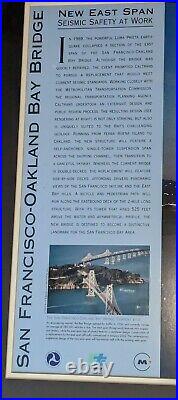 Rare 2002 Print of the Projected San Francisco-Oakland Bay Bridge New East Span