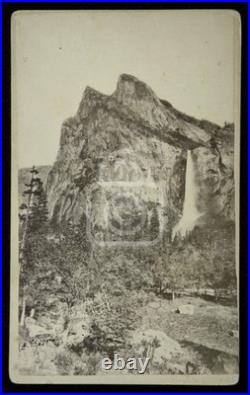 Rare Cabinet Photo, 3 Graces, Yosemite. Gustav Fagersteen. California. C 1870's