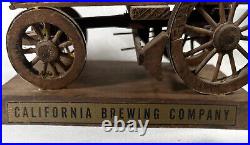 Rare California Brewing Company Covered Wagon San Francisco 1950 Was Lamp Neat