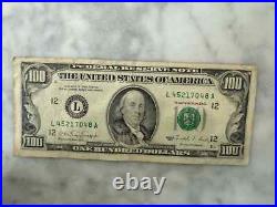 Rare Circulated Series 1990 $100 bill District #12 San Francisco, California