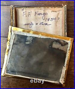 Rare Daguerreotype Politician & Gold Rush Miner Fargo California History 1800s