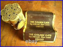 Rare Edition ORIG San Francisco GOLDEN GATE BRIDGE Suspension Cable BOOK NOVEL