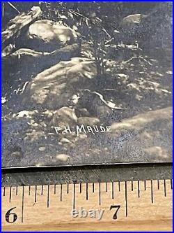 Rare Old HTF Listed Artist Frederic Maude California Photographer Photograph