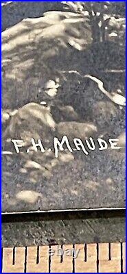 Rare Old HTF Listed Artist Frederic Maude California Photographer Photograph