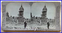 Rare! San Francisco California Earthquake Photographer Stereoview Photo 1906