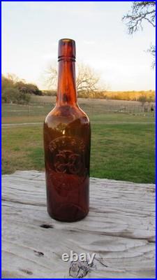 Rare San Francisco, California Honey Amber Roth & Co Pre-pro Whiskey Bottle