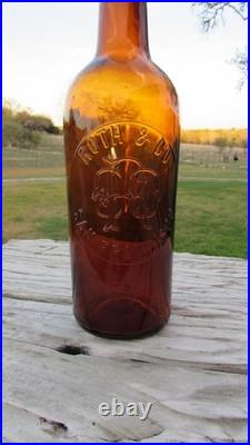 Rare San Francisco, California Honey Amber Roth & Co Pre-pro Whiskey Bottle
