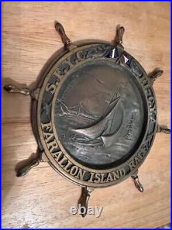 Rare San Francisco Yacht Club Farallon Island Race 1939 P. I. C. Y. A. Bronze Metal