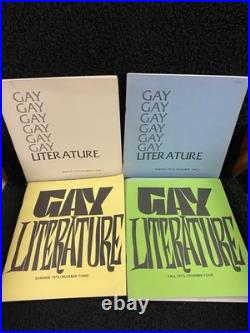 Rare Vintage Gay Literature Zines 1975 San Francisco California Set Of 4