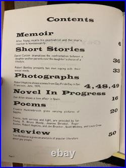 Rare Vintage Gay Literature Zines 1975 San Francisco California Set Of 4