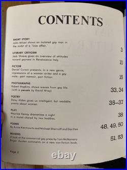 Rare Vintage Gay Literature Zines 1975 San Francisco California Set Of 4