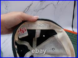 Rare Vintage San Francisco Giants Hat Boys Medium Black Orange Brim Wool 1950s