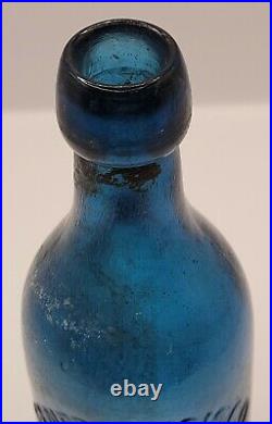 Rare Western San Francisco Glass Works Soda California Nice Cobalt Or Royal Blue