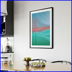 Retro San Francisco California USA Travel Wall Art #1 Print, Canvas or Framed