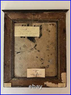 Richard Hackett Self Portrait Oil 1954 San Francisco Nevada City California