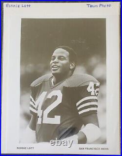 Ronnie Lott San Francisco 49ers Original 8x10 NFL Team Photo NCAA USC Trojans Ronnie Lott San Francisco 49ers Original 8x10 NFL Team Photo NCAA USC Trojans