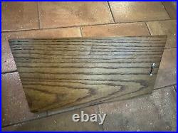 SAN FRANCISCO CABLE CAR SFC Solid Brass Conductor Bell Mounted on Oak Wood