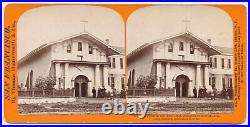 SAN FRANCISCO SV Mission Church Exterior Houseworth 1880s