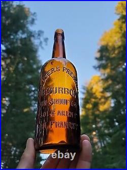 SPectacular San Francisco Whiskey? Old Slater's Bourbon California Liquor Bottle