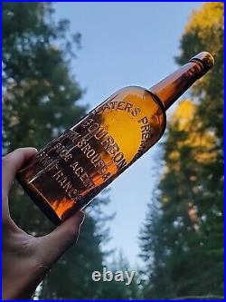 SPectacular San Francisco Whiskey? Old Slater's Bourbon California Liquor Bottle