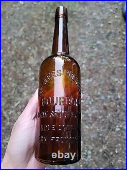 SPectacular San Francisco Whiskey? Old Slater's Bourbon California Liquor Bottle