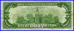 San Francisco CA-California $100 1929 T-1 National Bank Note Ch #1741 Crocker FN