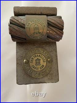 San Francisco Cable Car Section Historical Relic