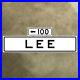 San_Francisco_California_100_Lee_Street_blade_road_sign_1965_36x12_TWO_SIDED_01_sfs
