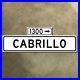 San_Francisco_California_1300_Cabrillo_Street_blade_road_sign_36x12_TWO_SIDED_01_mall
