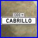 San_Francisco_California_1300_block_Cabrillo_Street_blade_road_sign_1965_36x12_01_ezmp