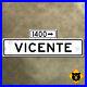 San_Francisco_California_1400_Vicente_Street_road_sign_1965_TWO_SIDED_36x12_01_awuv