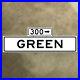 San_Francisco_California_300_Green_Street_blade_road_sign_1965_36x12_TWO_SIDED_01_zm