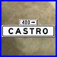 San_Francisco_California_400_Castro_Street_blade_road_sign_1965_36x12_TWO_SIDED_01_ibvw