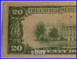 San Francisco California CA 1929 $20.00 Ch. 9655 The Bank of California National