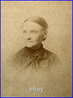 San Francisco California Cabinet Photo SARAH L. FOARD CHURCH ID'd Woman 1890