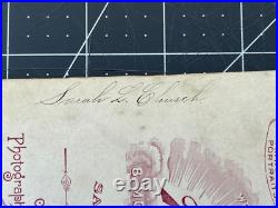 San Francisco California Cabinet Photo SARAH L. FOARD CHURCH ID'd Woman 1890