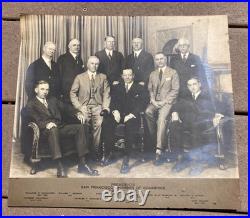 San Francisco, California Chamber of Commerce Presidents 1912-1927 Photograph