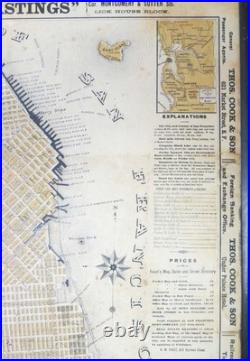 San Francisco / California / FAUST'S MAP Of CITY And COUNTY Of SAN FRANCISCO