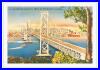 San_Francisco_California_Oakland_Bay_Bridge_Vintage_Hand_Colored_Postcard_1930s_01_jz