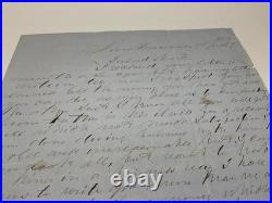 San Francisco California Pioneer Letter Huckleberries & Pigeon Etc 1859