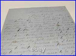 San Francisco California Pioneer Letter Huckleberries & Pigeon Etc 1859