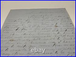San Francisco California Pioneer Letter Huckleberries & Pigeon Etc 1859