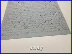 San Francisco California Pioneer Letter Huckleberries & Pigeon Etc 1859